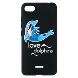 Чехол для Xiaomi Redmi 6A Дельфин - PrintSalon