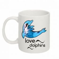 Чашка 320ml Дельфин-PrintSalon Чашка 320ml Дельфин