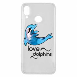 Чехол для Huawei P Smart Plus 2018 Дельфин - PrintSalon