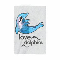 Полотенце с принтом Дельфин - PrintSalon