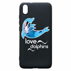 Чехол для Xiaomi Redmi 7A Дельфин - PrintSalon