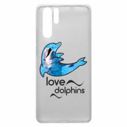Чехол для Huawei P30 Pro Дельфин - PrintSalon