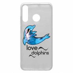 Чехол для Huawei P30 Lite Дельфин - PrintSalon