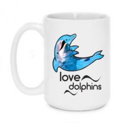 Чашка 420ml Дельфин - PrintSalon