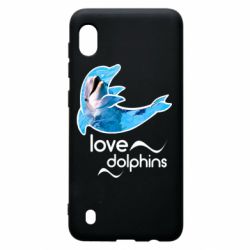 Чехол для Samsung A10 Дельфин - PrintSalon