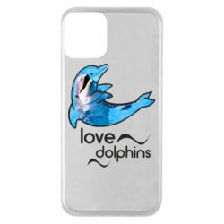 Чехол для iPhone 11 Дельфин - PrintSalon