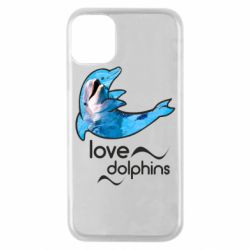 Чехол для iPhone 11 Pro Дельфин - PrintSalon