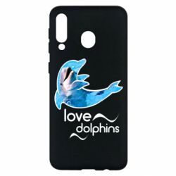Чехол для Samsung M30 Дельфин - PrintSalon