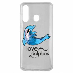 Чехол для Samsung M40 Дельфин - PrintSalon
