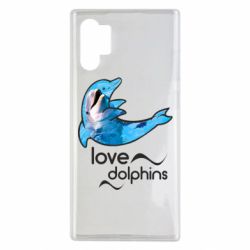 Чехол для Samsung Note 10 Plus Дельфин - PrintSalon