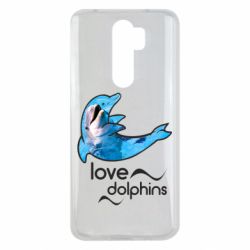 Чехол для Xiaomi Redmi Note 8 Pro Дельфин - PrintSalon