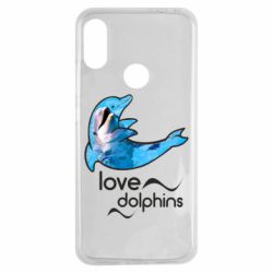 Чехол для Xiaomi Redmi Note 7 Дельфин - PrintSalon