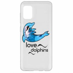 Чехол для Samsung A31 Дельфин - PrintSalon