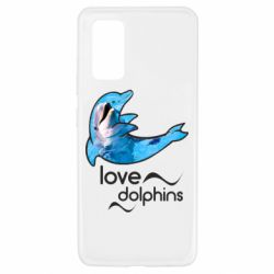Чехол для Samsung A32 4G Дельфин - PrintSalon