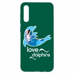 Чехол для Samsung A50 Дельфин - PrintSalon