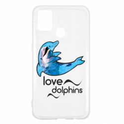 Чехол для Samsung M31 Дельфин - PrintSalon