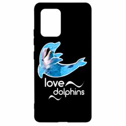 Чехол для Samsung S10 Lite Дельфин - PrintSalon