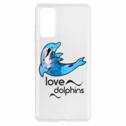 Чехол для Samsung S20 FE Дельфин - PrintSalon