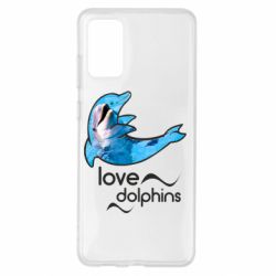 Чехол для Samsung S20+ Дельфин - PrintSalon