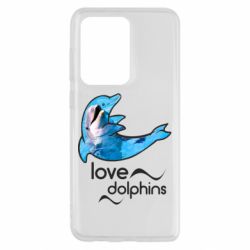 Чехол для Samsung S20 Ultra Дельфин - PrintSalon