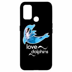 Чехол для Oppo A53/A32/A33 Дельфин - PrintSalon