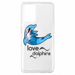 Чехол для Oppo A74 4G Дельфин - PrintSalon