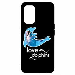 Чехол для Oppo Reno 5 4G Дельфин - PrintSalon