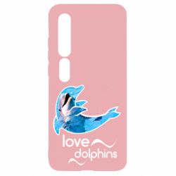 Чехол для Xiaomi Mi10/10 Pro Дельфин - PrintSalon