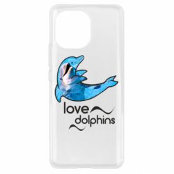 Чехол для Xiaomi Mi11 Дельфин - PrintSalon