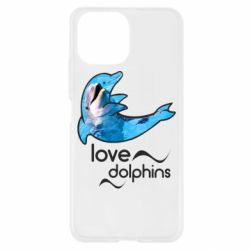 Чехол для Xiaomi Mi11 Lite Дельфин - PrintSalon