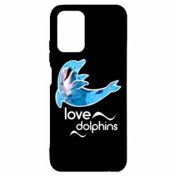 Чехол для Xiaomi Redmi Note 10 Дельфин - PrintSalon
