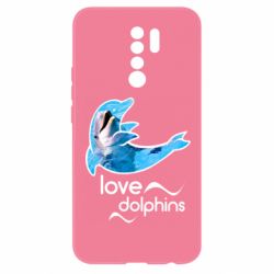 Чехол для Xiaomi Redmi 9 Дельфин - PrintSalon
