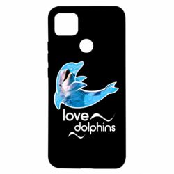 Чехол для Xiaomi Redmi 9c Дельфин - PrintSalon