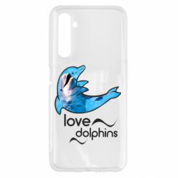 Чехол для Realme 6 Дельфин - PrintSalon