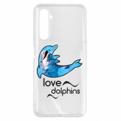 Чехол для Realme 6 Pro Дельфин - PrintSalon