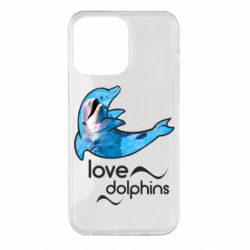 Чехол для iPhone 14 Pro Max Дельфин - PrintSalon