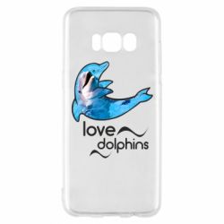 Чехол для Samsung S8 Дельфин - PrintSalon
