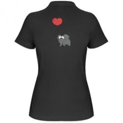 Женское поло Delicious elephant - PrintSalon