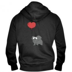 Чоловіче худі на блискавці Delicious elephant