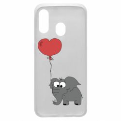 Чехол для Samsung A40 Delicious elephant - PrintSalon