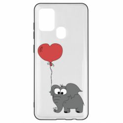 Чехол для Samsung A21s Delicious elephant