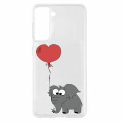 Чехол для Samsung S21 Delicious elephant - PrintSalon