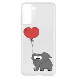 Чехол для Samsung S21+ Delicious elephant - PrintSalon