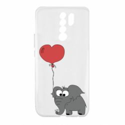 Чехол для Xiaomi Redmi 9 Delicious elephant - PrintSalon