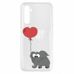 Чехол для Realme 6 Delicious elephant - PrintSalon