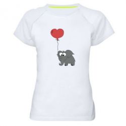 Женская футболка для спорта Delicious elephant - PrintSalon