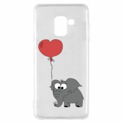 Чехол для Samsung A8 2018 Delicious elephant - PrintSalon