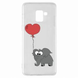 Чехол для Samsung A8+ 2018 Delicious elephant - PrintSalon