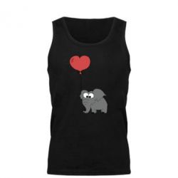 Мужская майка Delicious elephant - PrintSalon