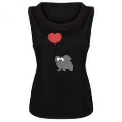 Женская майка Delicious elephant - PrintSalon